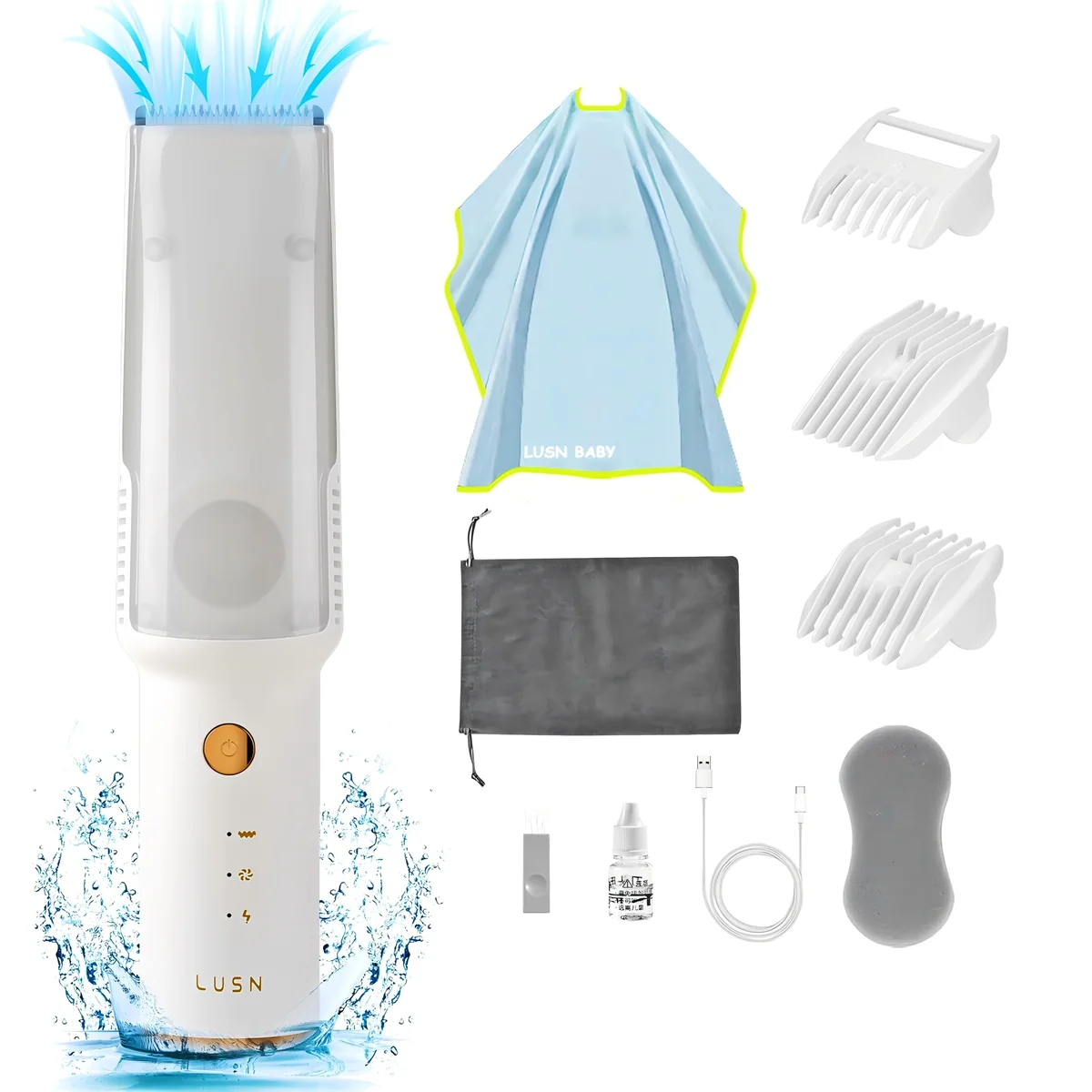 LUSN Baby Hair Clippers with Vacuum Review
