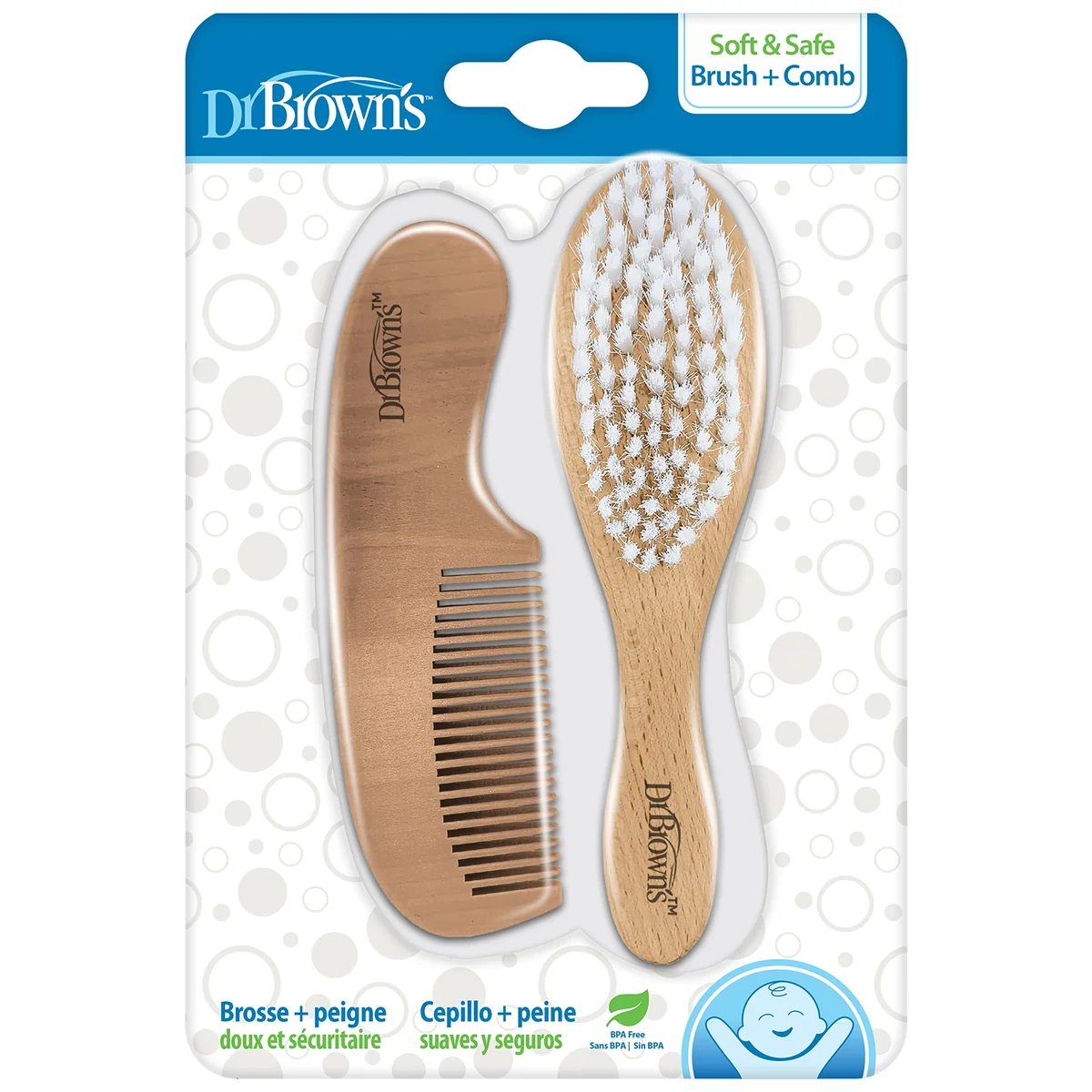 Dr. Brown's Soft and Safe Baby Brush + Comb Review